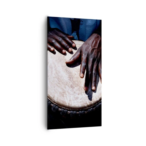 Cuadro sobre lienzo - Impresión de Imagen - Vive a tu ritmo - 65x120 cm