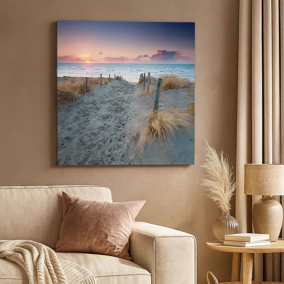 Cuadro sobre lienzo - Impresión de Imagen - Se derramó un arco iris de luminosidad.... - 30x30 cm