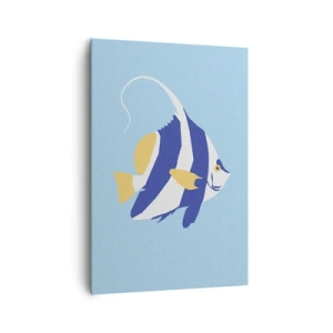 Cuadro sobre lienzo - Impresión de Imagen - Miss aguas tropicales - 70x100 cm