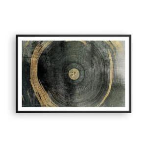 Póster en marco negro - Cambio y perpetuidad - 91x61 cm