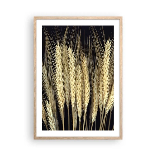 Póster en marco roble claro - Magia rústica - 50x70 cm