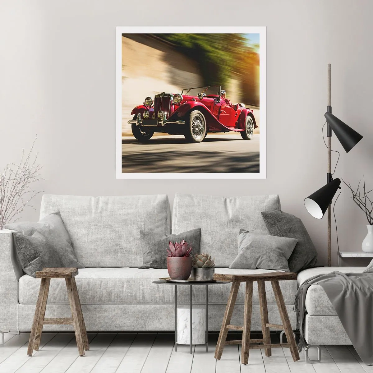 Póster - Hermosa pieza de museo - 60x60 cm