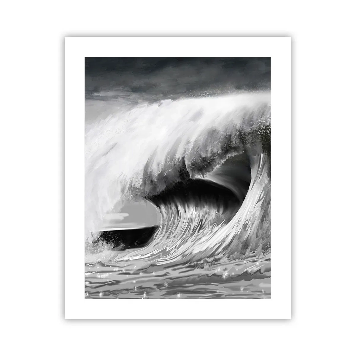 Póster - La ira del océano - 40x50 cm