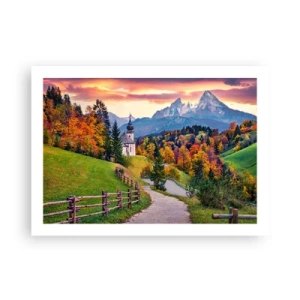 Póster - Paisaje como una pintura - 70x50 cm