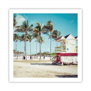 Póster - Un hermoso día por delante - 60x60 cm