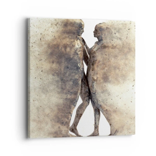 Cuadro sobre lienzo - Impresión de Imagen - Del polvo resurgieron para amar - 40x40 cm