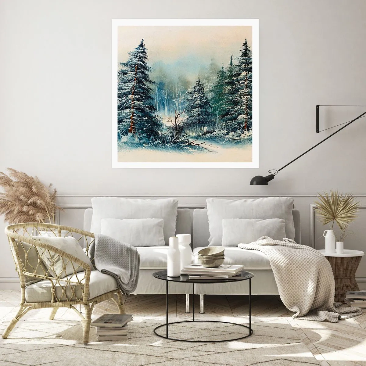 Póster - Preparados para la Navidad - 50x50 cm
