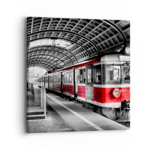 Cuadro sobre lienzo - Impresión de Imagen - ¿El viaje de su vida? - 40x40 cm