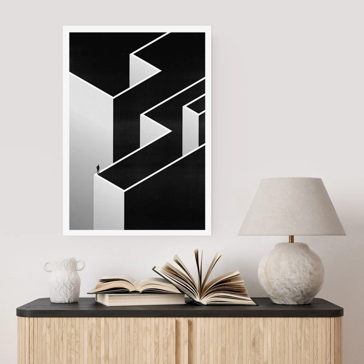 Póster - Soledad en la cumbre - 30x40 cm