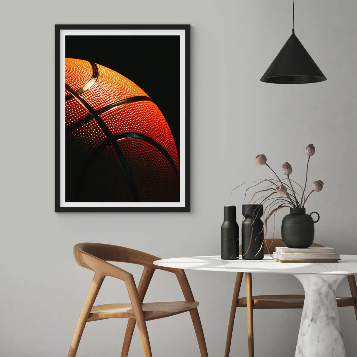 Póster en marco negro - Hermoso como un planeta - 70x100 cm