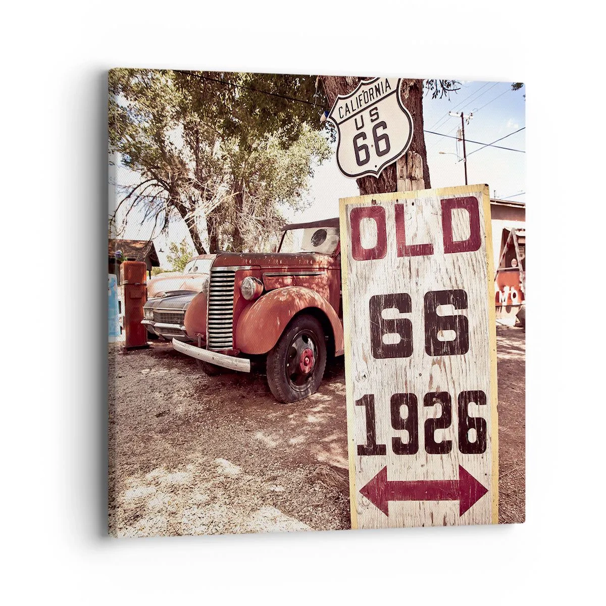 Cuadro sobre lienzo - Impresión de Imagen - Una leyenda de la América profunda - 40x40 cm