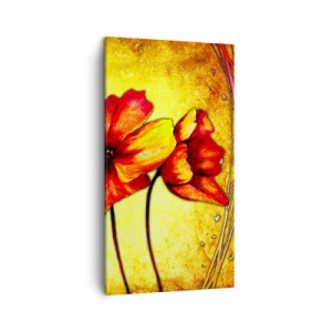 Cuadro sobre lienzo - Impresión de Imagen - En decoración Art Nouveau - 45x80 cm