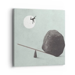 Cuadro sobre lienzo - Impresión de Imagen - Un sueño hecho realidad - 30x30 cm