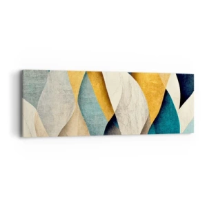 Cuadro sobre lienzo - Impresión de Imagen - Ritmo y ondulación - 90x30 cm