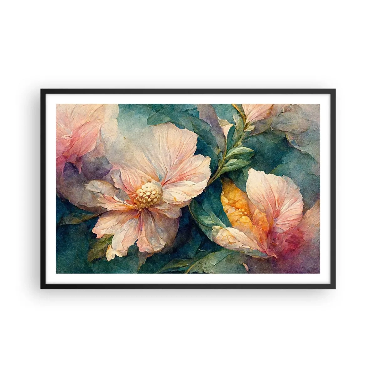 Póster en marco negro - La sutileza misma - 91x61 cm