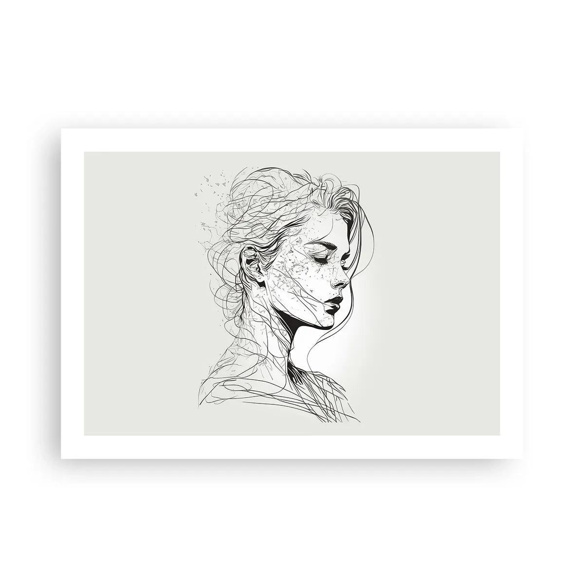 Póster - Retrato de ensueño - 70x50 cm