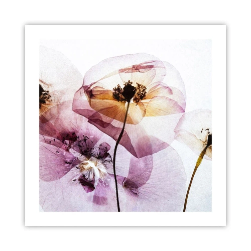 Póster - Cuerpo de flor - 50x50 cm