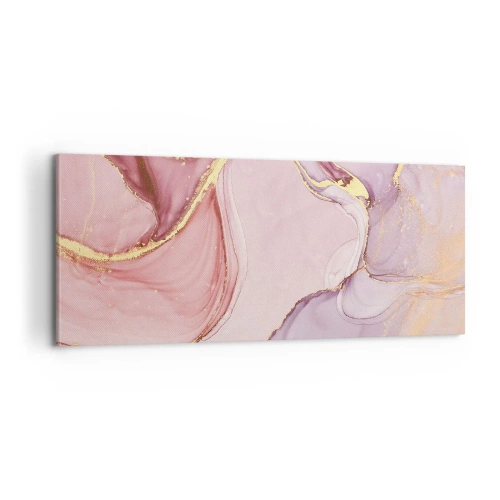Cuadro sobre lienzo - Impresión de Imagen - Caricia de colores - 100x40 cm