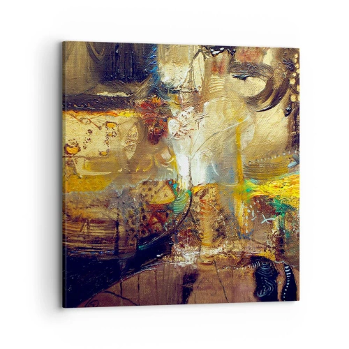 Cuadro sobre lienzo - Impresión de Imagen - Frío, templado, caliente - 70x70 cm