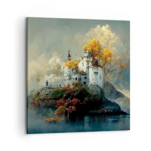 Cuadro sobre lienzo - Impresión de Imagen - El comienzo de una historia romántica - 60x60 cm