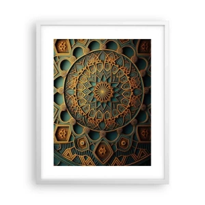 Póster en marco blanco - En un clima árabe - 40x50 cm