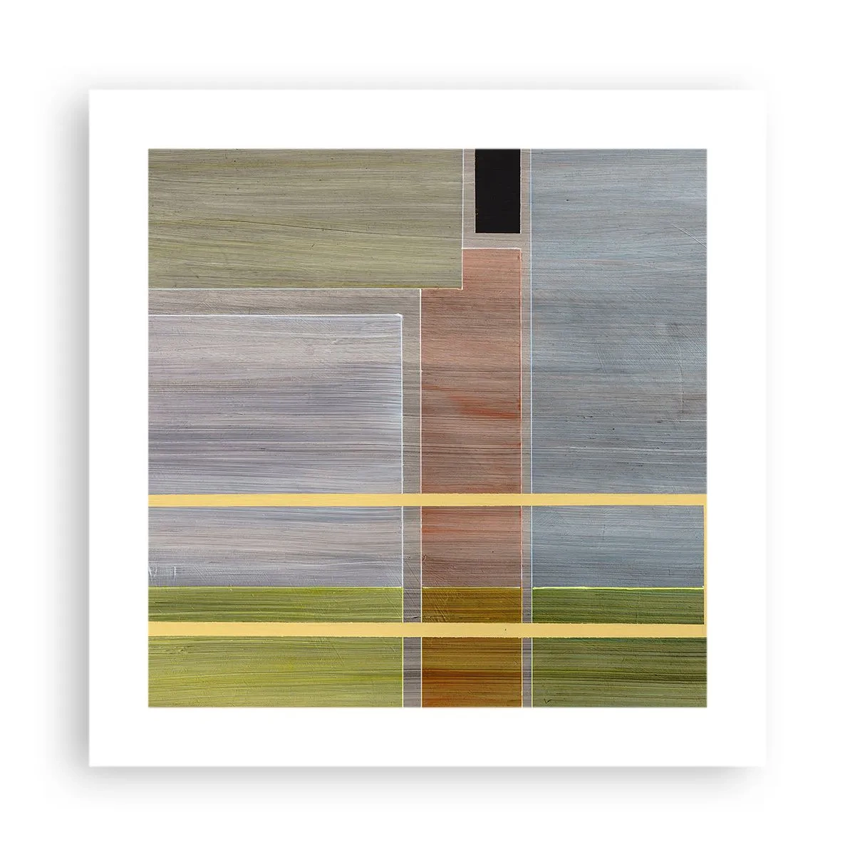 Póster - Recto y tranquilo - 40x40 cm