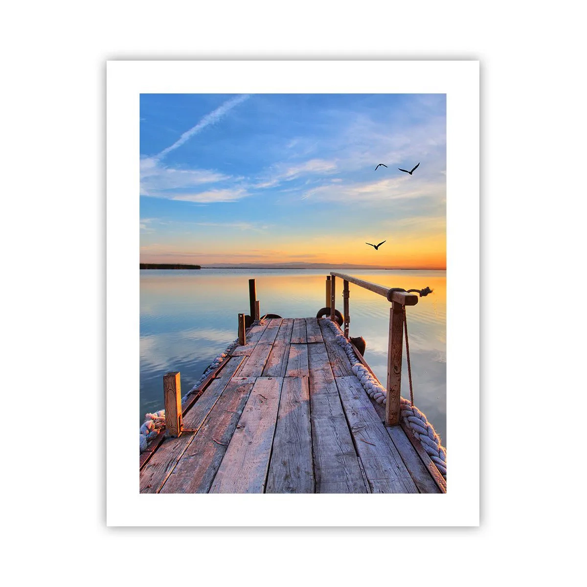 Póster - Caminando hacia el sol - 40x50 cm