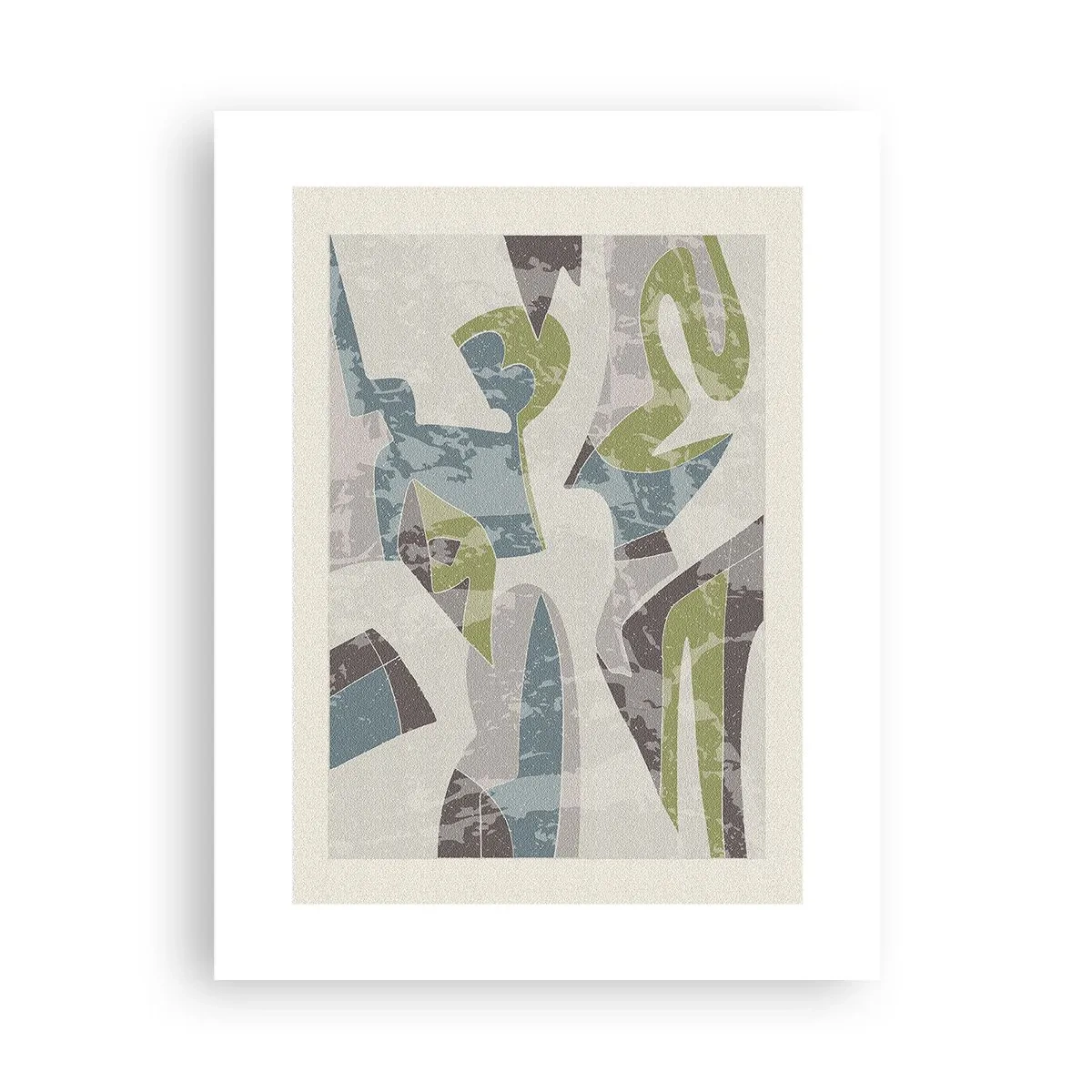 Póster - Composición tras vidriera - 30x40 cm