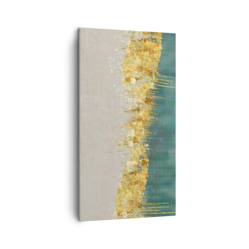 Cuadro sobre lienzo - Impresión de Imagen - La frontera dorada - 45x80 cm