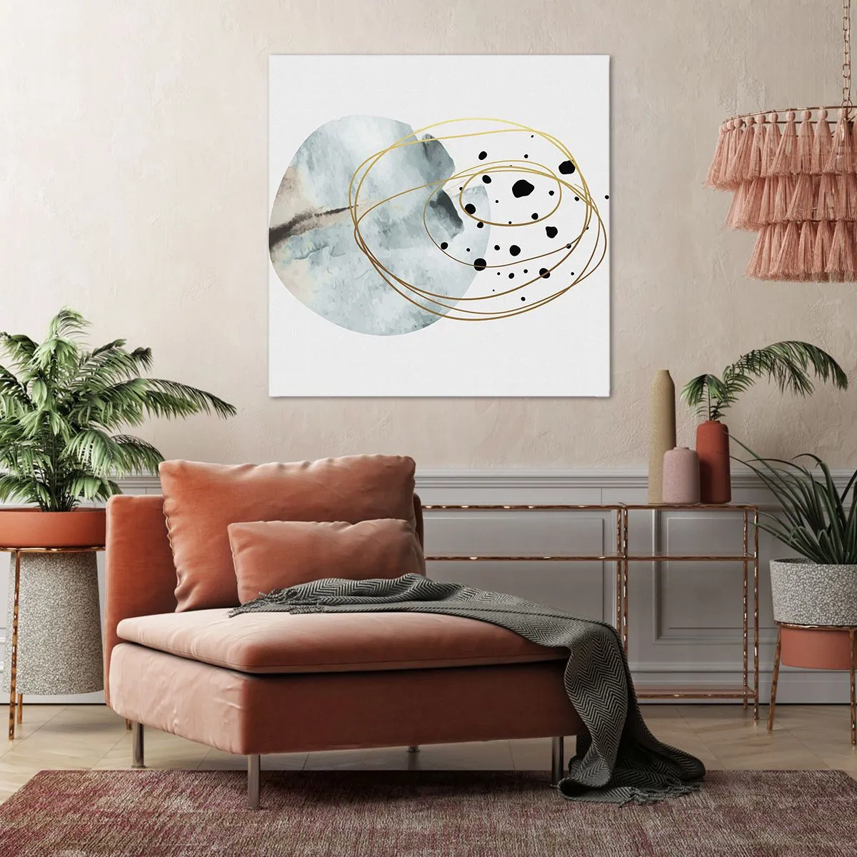 Cuadro sobre lienzo - Impresión de Imagen - El concepto del espacio - 40x40 cm