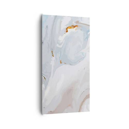Cuadro sobre lienzo - Impresión de Imagen - Blanco fusión - 65x120 cm