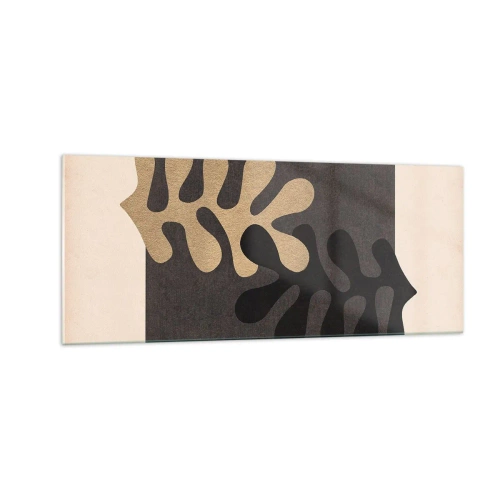 Cuadro sobre vidrio - Impresiones sobre Vidrio - Ausencia y complemento - 100x40 cm