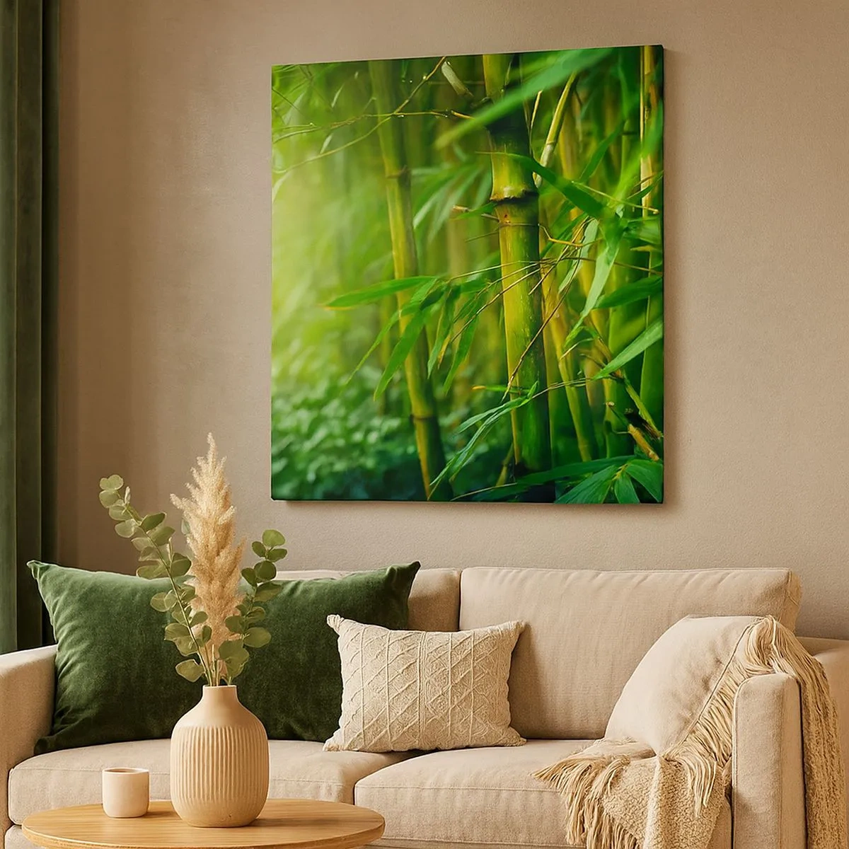 Cuadro sobre lienzo - Impresión de Imagen - Conocer el propio verdor - 30x30 cm