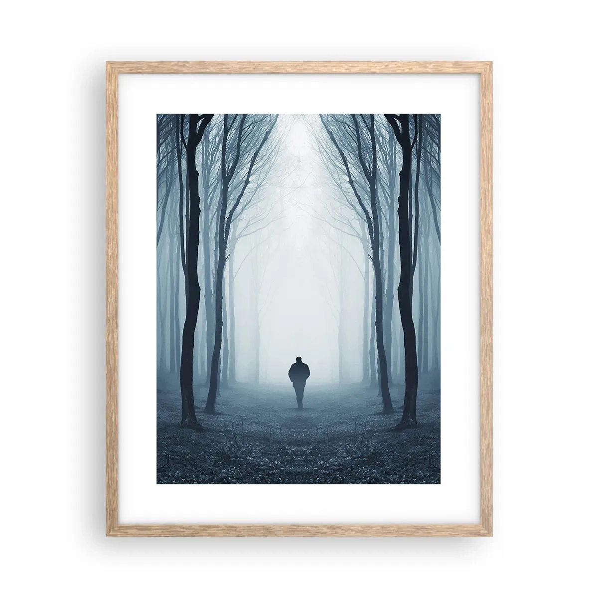 Póster en marco roble claro - Alto y claro - 40x50 cm