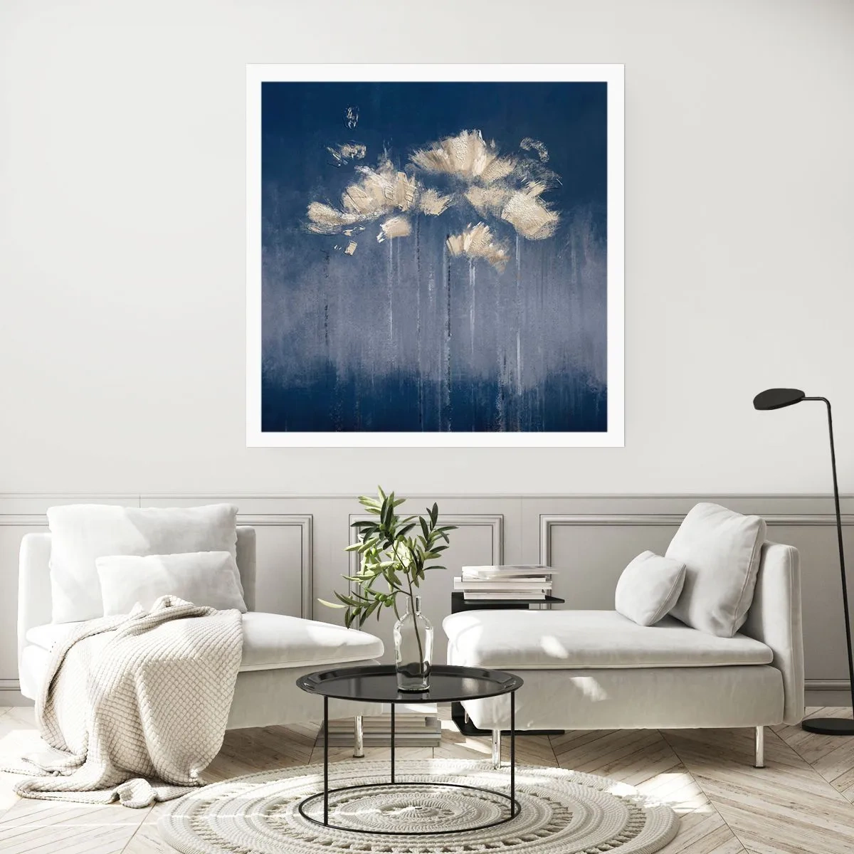 Póster - Como pétalos al viento - 60x60 cm