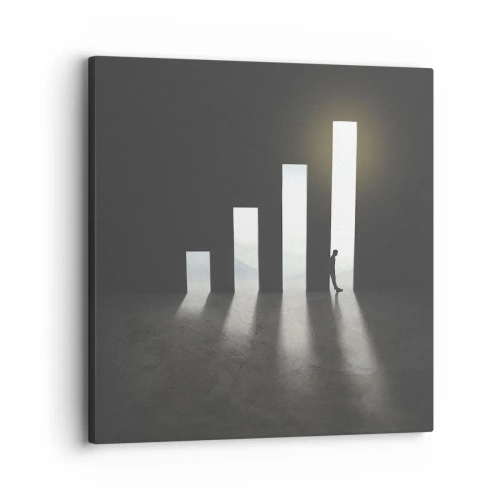 Cuadro sobre lienzo - Impresión de Imagen - El camino del éxito - 30x30 cm