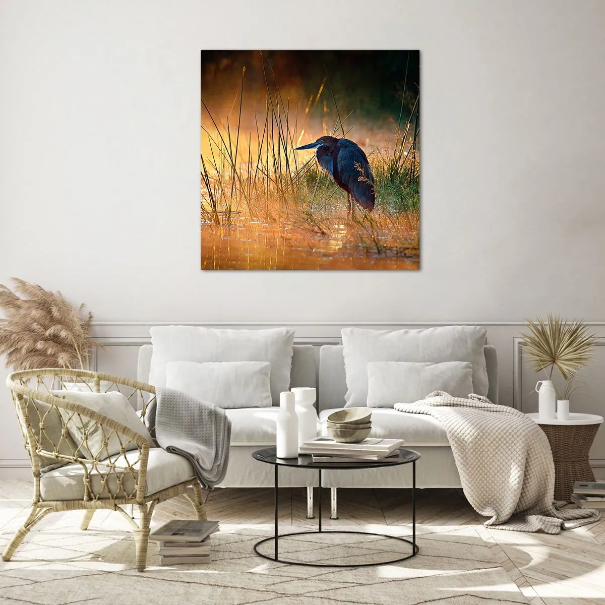 Cuadro sobre vidrio - Impresiones sobre Vidrio - Dame un respiro con estas fotos - 60x60 cm