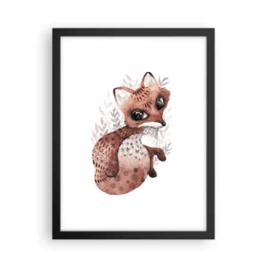 Póster en marco negro - Dulzura y amor - 30x40 cm