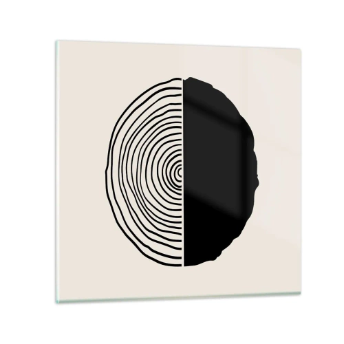 Cuadro sobre vidrio - Impresiones sobre Vidrio - Mitad y mitad - 30x30 cm