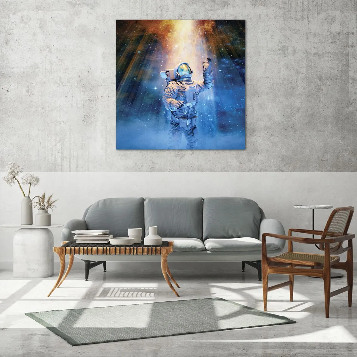 Cuadro sobre vidrio - Impresiones sobre Vidrio - El descubrimiento - 60x60 cm