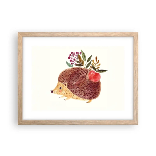 Póster en marco roble claro - Y ya te gusto - 40x30 cm