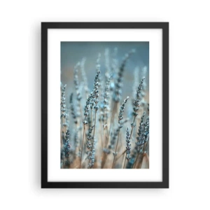 Póster en marco negro - Fragante pasto - 30x40 cm