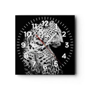 Reloj de pared - Reloj de vidrio - El perfil derecho es perfecto - 30x30 cm