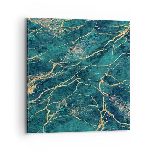 Cuadro sobre lienzo - Impresión de Imagen - Riachuelos de oro - 70x70 cm