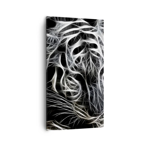 Cuadro sobre lienzo - Impresión de Imagen - Un estudio sobre la ligereza felina - 45x80 cm