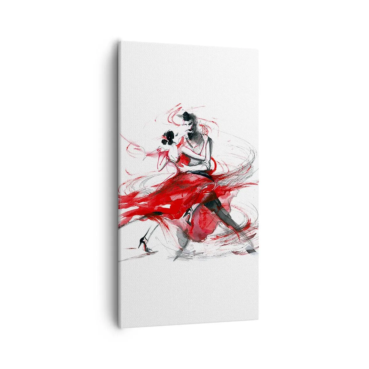Cuadro sobre lienzo - Impresión de Imagen - El tango: el ritmo de la pasión - 55x100 cm