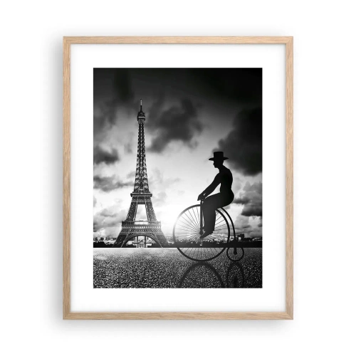 Póster en marco roble claro - Añoranza de la Belle Epoque - 40x50 cm