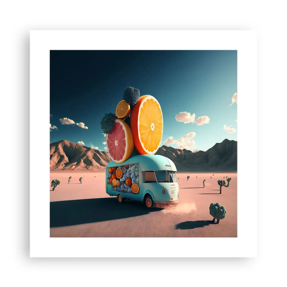 Póster - Un sabor a vacaciones - 40x40 cm