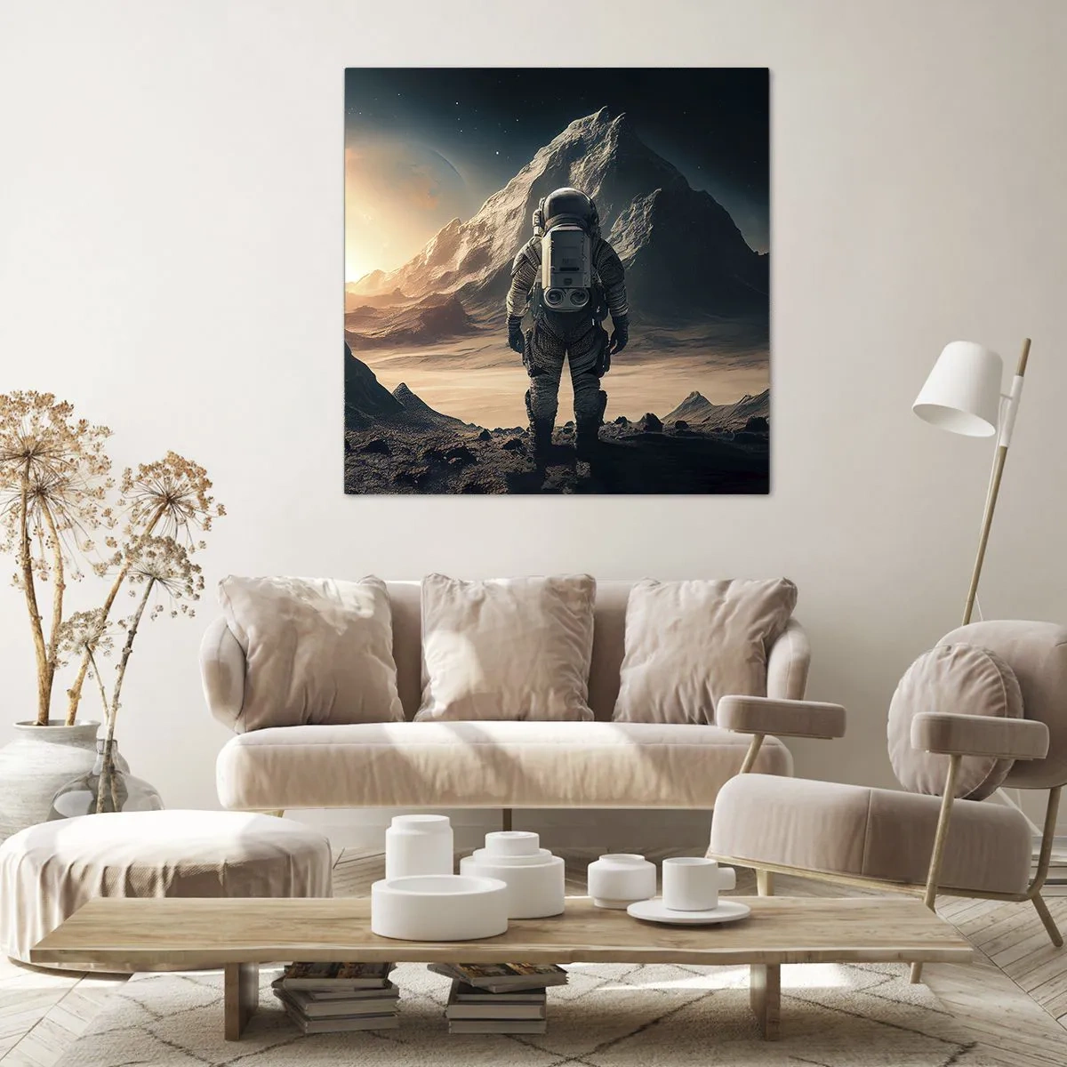 Cuadro sobre lienzo - Impresión de Imagen - Un nuevo reto - 70x70 cm