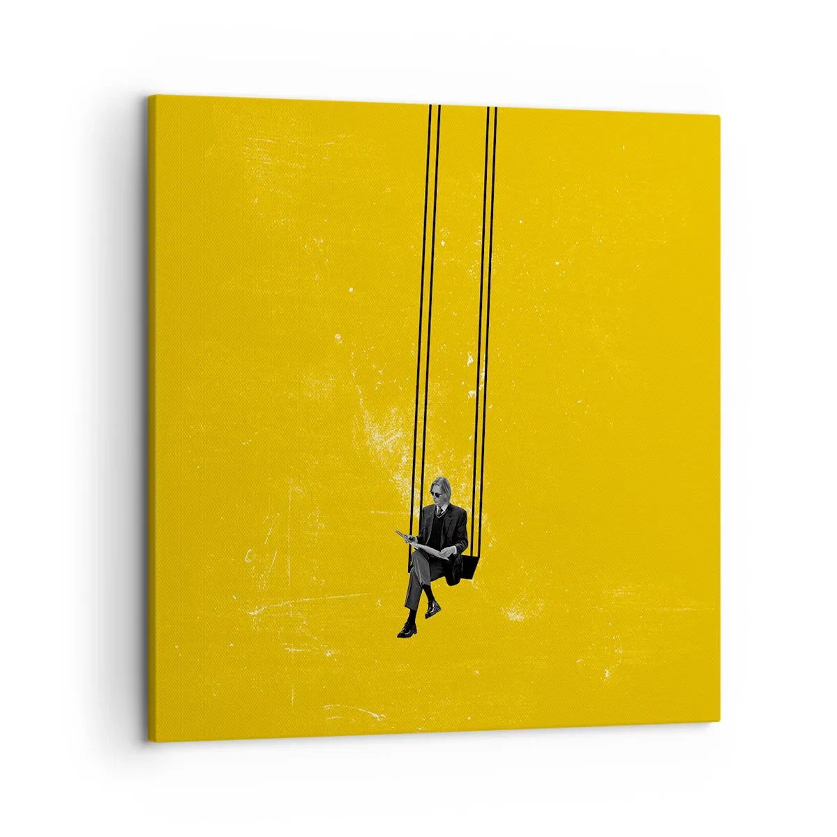 Cuadro sobre lienzo - Impresión de Imagen - Un día como cualquier otro - 50x50 cm